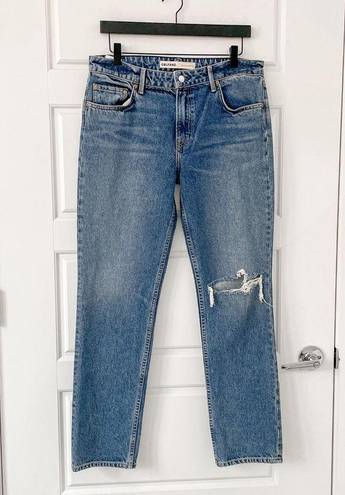 GRLFRND NEW  Kate Low Rise Slim Crop Jeans Hidden Hills