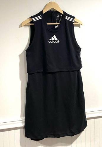 Adidas  GG dress NWT 3 stripe Game & Go‎ sleeveless side pockets xs