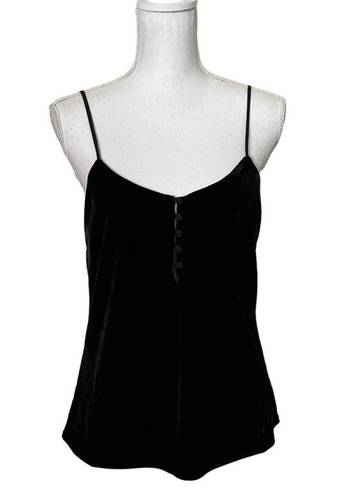 L'Academie  Lapis Button Velvet Cami Top Women’s Size Small New NWT