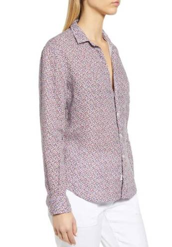 Blossom Frank & Eileen the Eileen shirt linen button down in cherry  large