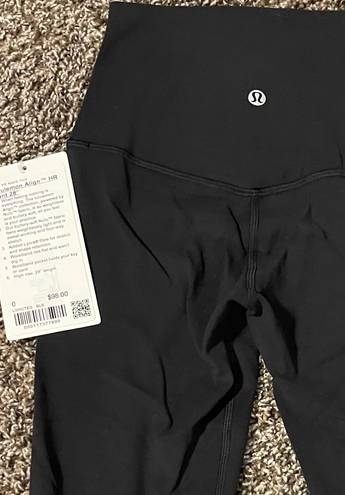 Lululemon Black Align Leggings 28”