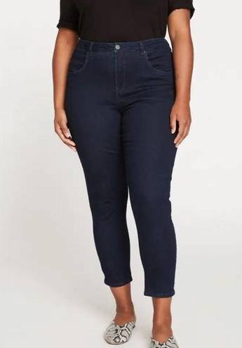 Universal Standard NWT  Seine High Rise Skinny Jeans 32 Inch Dark Indigo Size 18