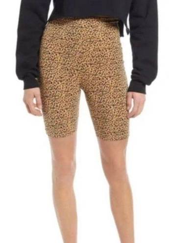 BP Leopard Print Bike Shorts