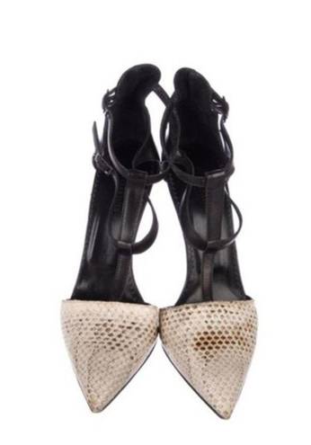 ALLSAINTS  Embossed Pointed Toe Pumps Kiro Desert