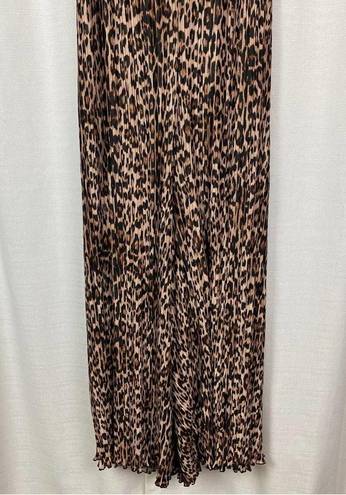 Good American  Leopard Print Always Fits Plisse Knotted Romper Sz.5-8(2x-5X) NWT