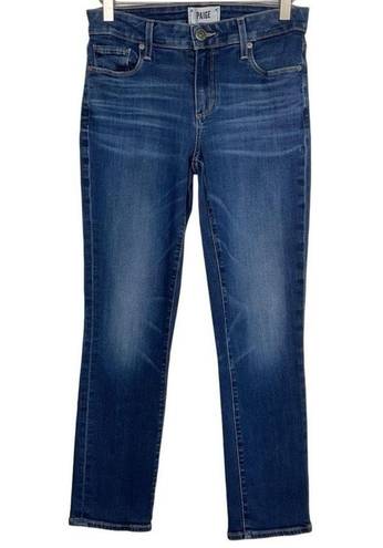 Paige  Blue Enchant Brigitte Boyfriend Fit Denim Jeans 24