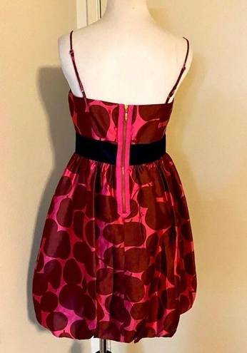 Juicy Couture 100% Silk Spaghetti Strap Bubble Hem Dress