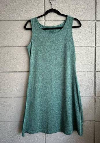 Patagonia Womens  Seabrook Heather Green Sleeveless Stretchy Dress 50 SPF size S