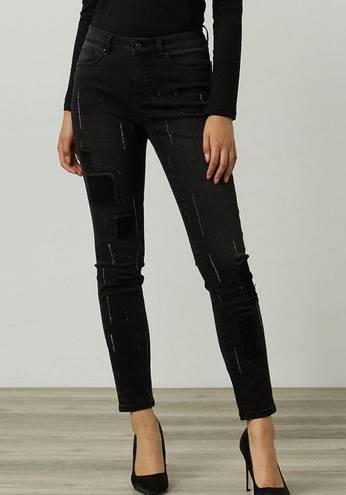 Joseph Ribkoff  Embellished High Waist Jeans