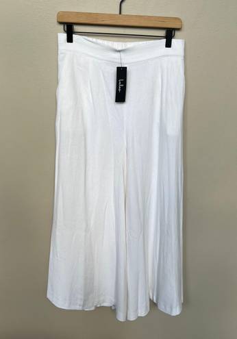 Lulus Lulu’s NWT Sail With Me White High-Waisted Wide-Leg Pants Palazzo Size Medium