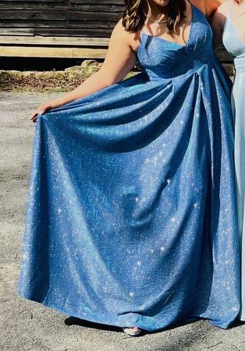 B Darlin Blue Prom Dress