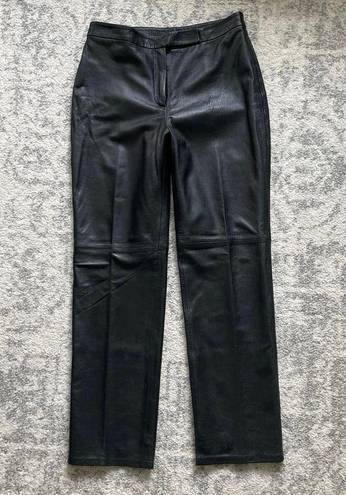 L.A.M.B. Vintage Clothes by Revue 100% Leather Pants / Black / Size 10