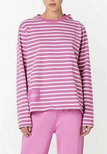 Marc Jacobs  The Striped T-Shirt in Cyclamen Pink Multi in Size XS