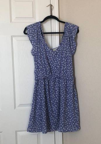 Jessica Simpson Blue Floral Summer Dress