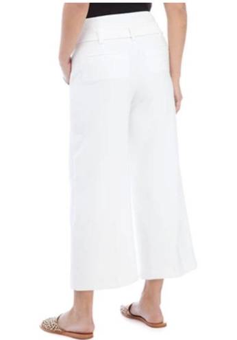 The Limited - New  white cropped pant s12