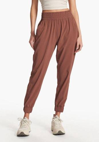 Vuori  Womens Villa Joggers XXL Lightweight Jogger Pants Brown Hazelnut High Rise