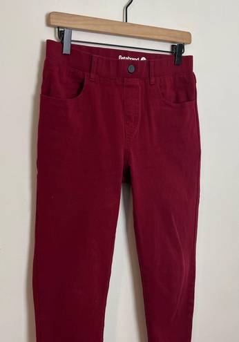 Betabrand - Skinny-Leg 4-Pocket  Yoga Denim Jeans Small Petite Red