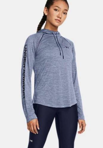 Under Armour  Velocity Pullover Hoodie Loose Fit Women’s Medium Wordmark Gray