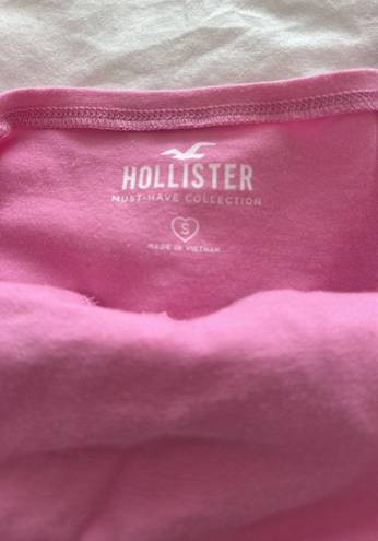 Hollister Pink Corset Crop Top