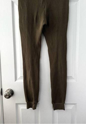 The Range  Revolve Utility Olive Green Vital Rib Slim Jogger Sweatpants Small