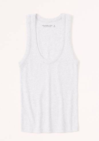 Abercrombie & Fitch  Gray Scoopneck Tank