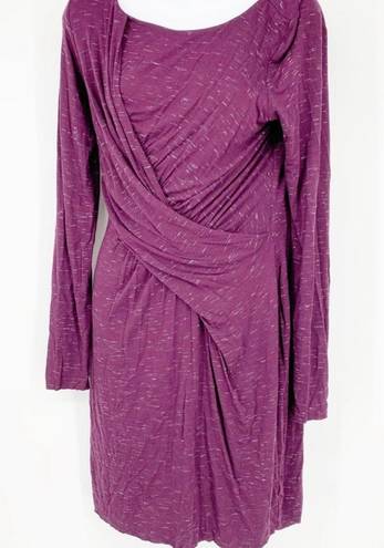 Bailey 44 Anthropologie Purple Cross Wrap Dress