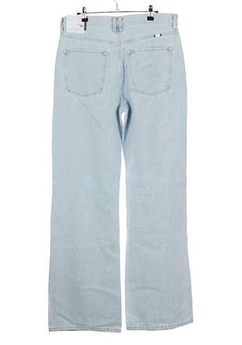 Kancan Light Wash Distressed Ultra High Rise 90s Flare Jeans Women's 30 NWT