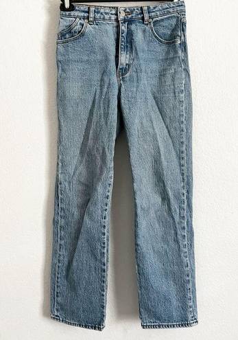 Rolla's Rolla’s Original High Rise Straight Leg Jeans Vintage Wash Blue 27