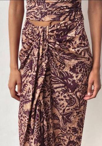 ZARA Printed Sarong And Top