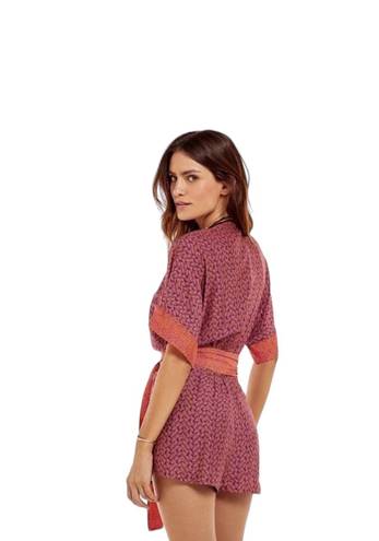 Vix Paula Hermanny NWT Vix Luri Plum Liz Mini Silk Jumper (Size S)