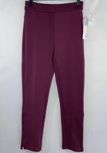 Z By Zella New  Pull On Ankle Pant Sobo Stretch Jersey Purple Nectar