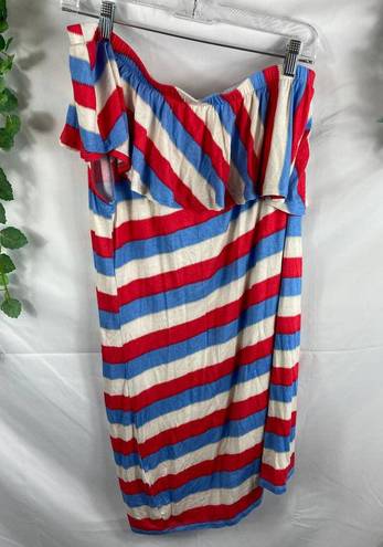 Juicy Couture  one shoulder striped dress