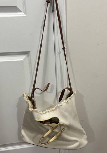 Rag and Bone FLAWED  Off White Belize Canvas Tote Bag $495