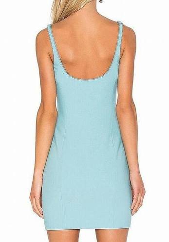 Cinq à Sept NWT Cinq a Sept Blue Zipper Front Fitted Dress Whiteley 0/XS $375