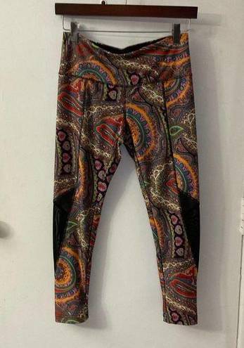 ABS Allen Schwartz  Paisley Print Leggings size S