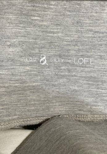 Lou & grey  Leggings Elastic Waistband Grey Medium