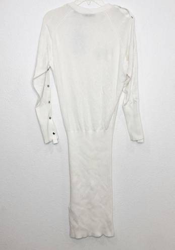 All Saints Suzie Dress Size Small Ivory White Sweater Long Sleeve