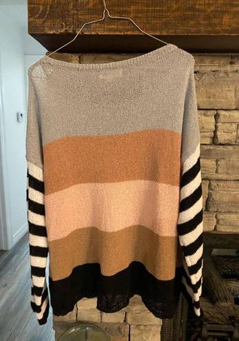 Listicle Listicile Striped Boutique Sweater