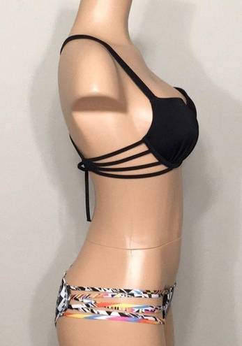 PilyQ  mixed bikini. 34C/S-bottom. NWT