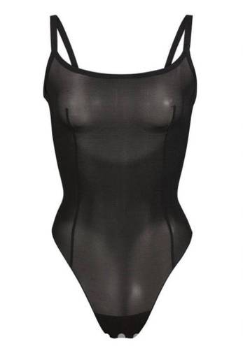 SKIMS LOW BACK Sheer Sculpt Bodysuit S