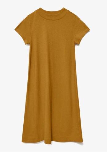 Everlane  Women's Size Small Amber Gold The Weekend Swing Dress