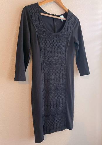Tracy Reese  Black Lace Panel Dress
