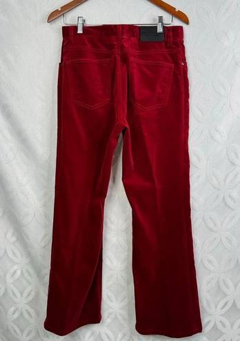 Krass&co Lauren Jeans  Ralph Lauren Red Velvet Flared Bootcut Vintage Y2K Jeans Size 8