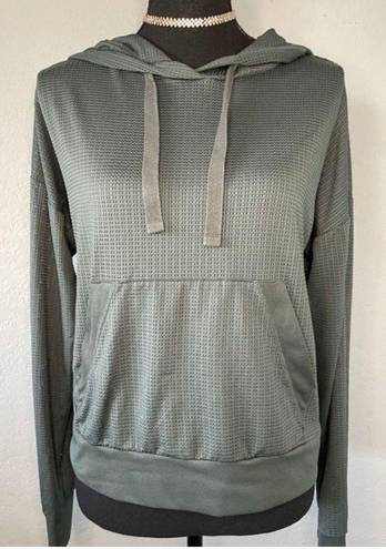 Z By Zella Olive Green Pullover Workout Sweater - Small