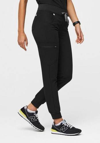 FIGS  Women’s Zamora High Waisted Jogger Scrub Pants Black W22SW2012 Medium M