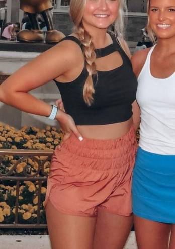 Lululemon Black Cutout Top