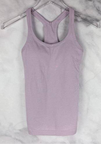 Lululemon Athletica Ebb to Street Ribbed Stretch Racerback Tank Top Lavender 2