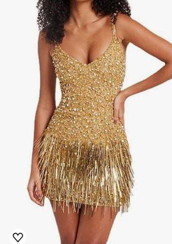 Gold Sparkly Fun Dress