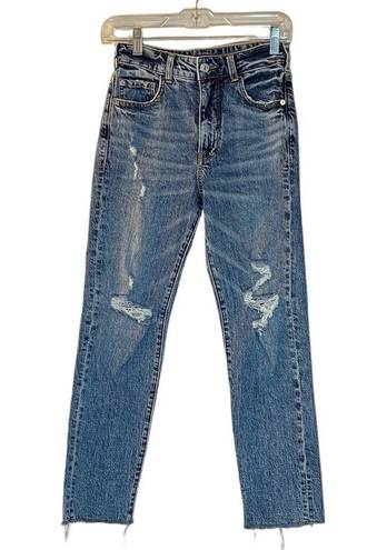 Pilcro  Anthropologie Vintage Straight Distressed Jeans Size 25