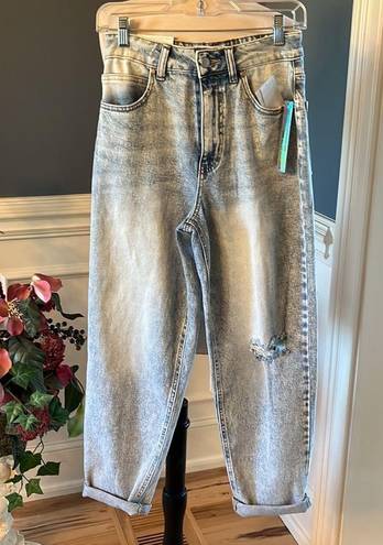 Tinseltown High Waist Loose Mom Jeans  Womens 5 New Waist 27